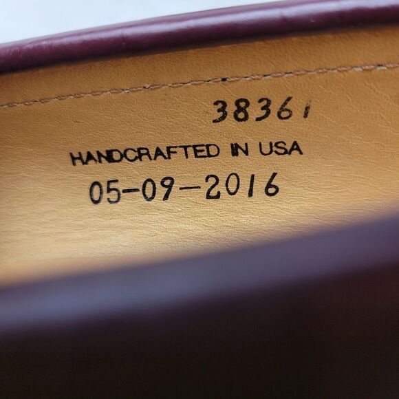 Chippewa Alec Eagle Womens penny loafer Size 10B Burgundy leather Upper Leather - Picture 9 of 11